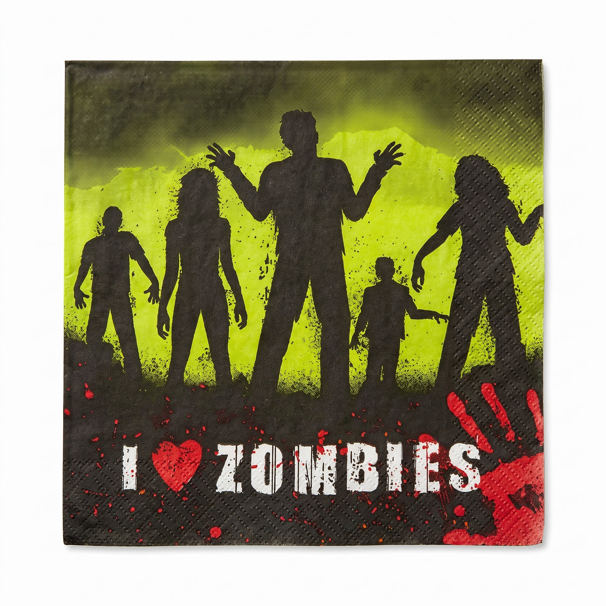 Beware Zombies Halloween Luncheon Napkins - 6.5 In. x 6.5 In.