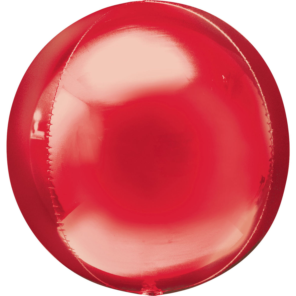 Vibrant 16-Inch Red Geometric Orbz Foil Balloon