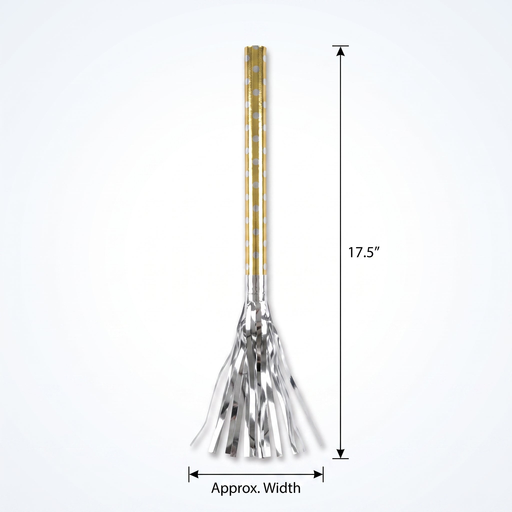 Silver & Gold Fringed Party Blowouts
