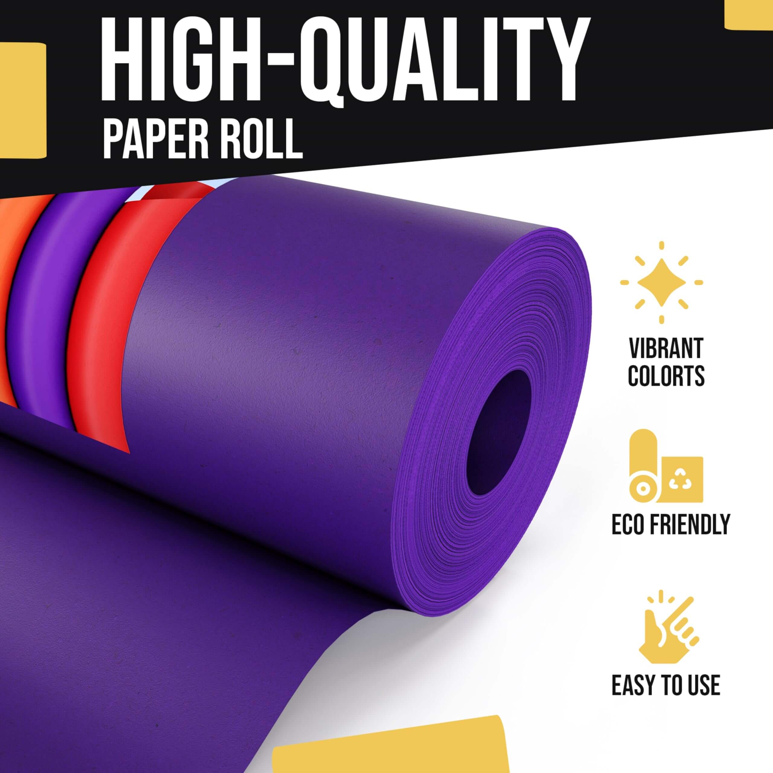 36 x 110' Kraft Paper Roll | Purple