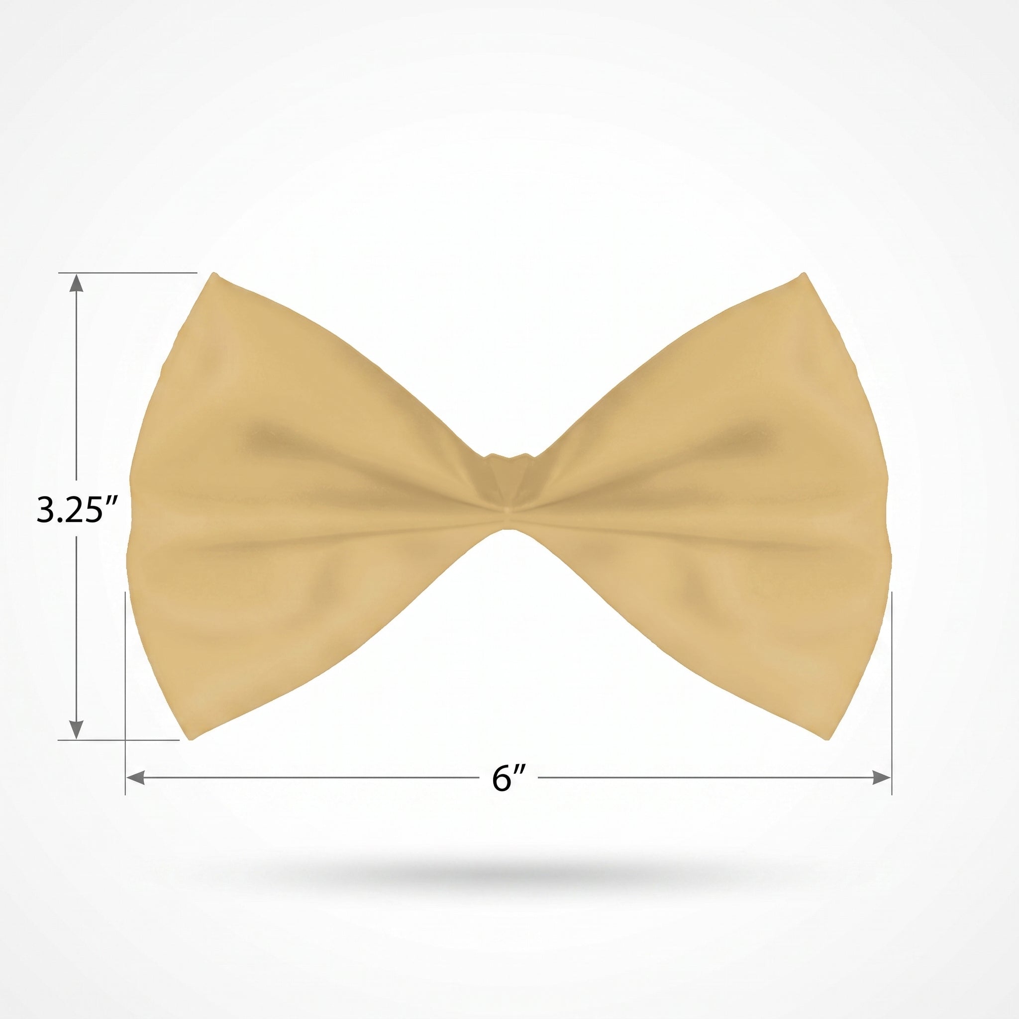 Dapper Gold Bow Tie Costume Accessory