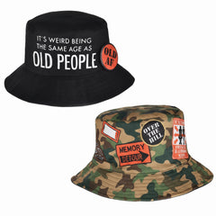 "Over the Hill" Fatigue Novelty Birthday Bucket Hat