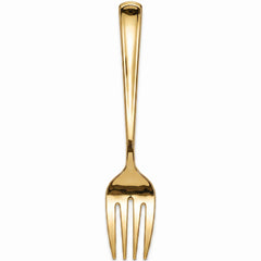 Elegant Gold Plastic Serving Fork - 9.75"