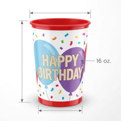 Rainbow Birthday Favor Cup