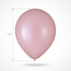 Luxaire Premium Blush Pink Latex Balloons - 12-inch, 25 Count