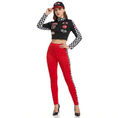 Women's Halloween Race Car Driver Costume