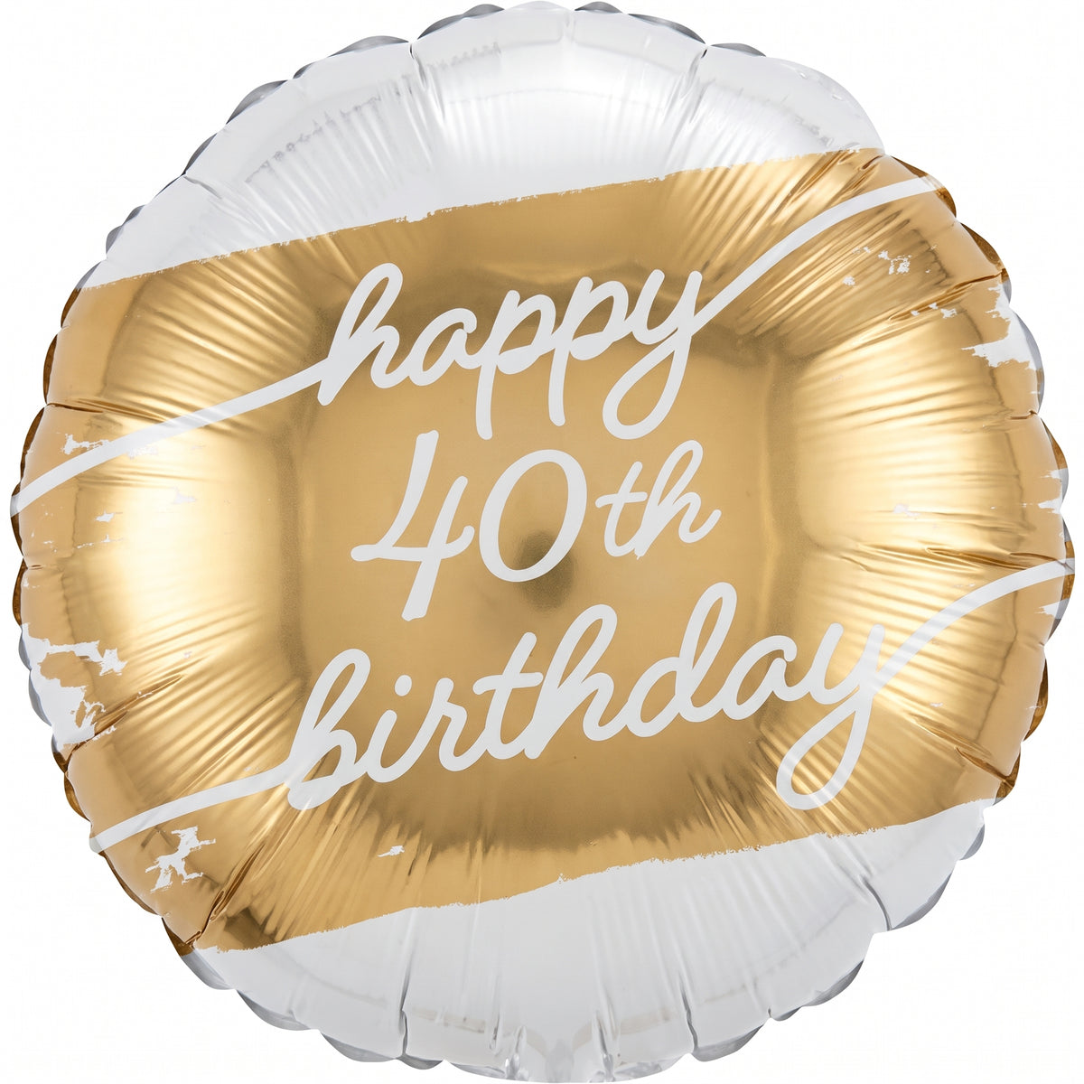 Golden Age 40th Birthday Foil Balloon