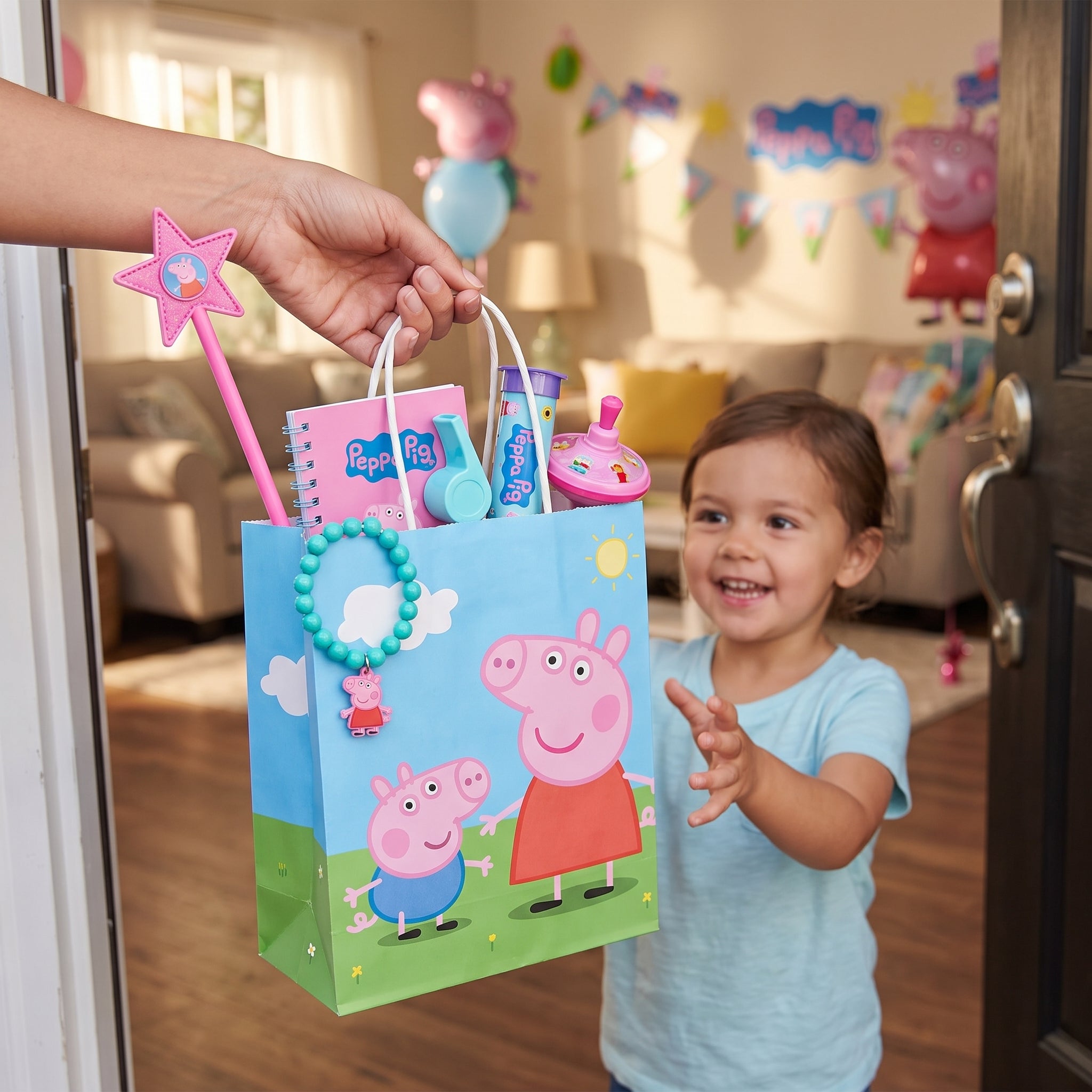 Peppa Pig Mega Mix Party Favor Pack - 48 Piece Set for Kids' Birthdays