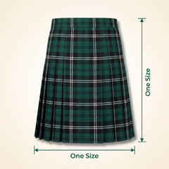 Adult Green Plaid Kilt for St. Patrick's Day