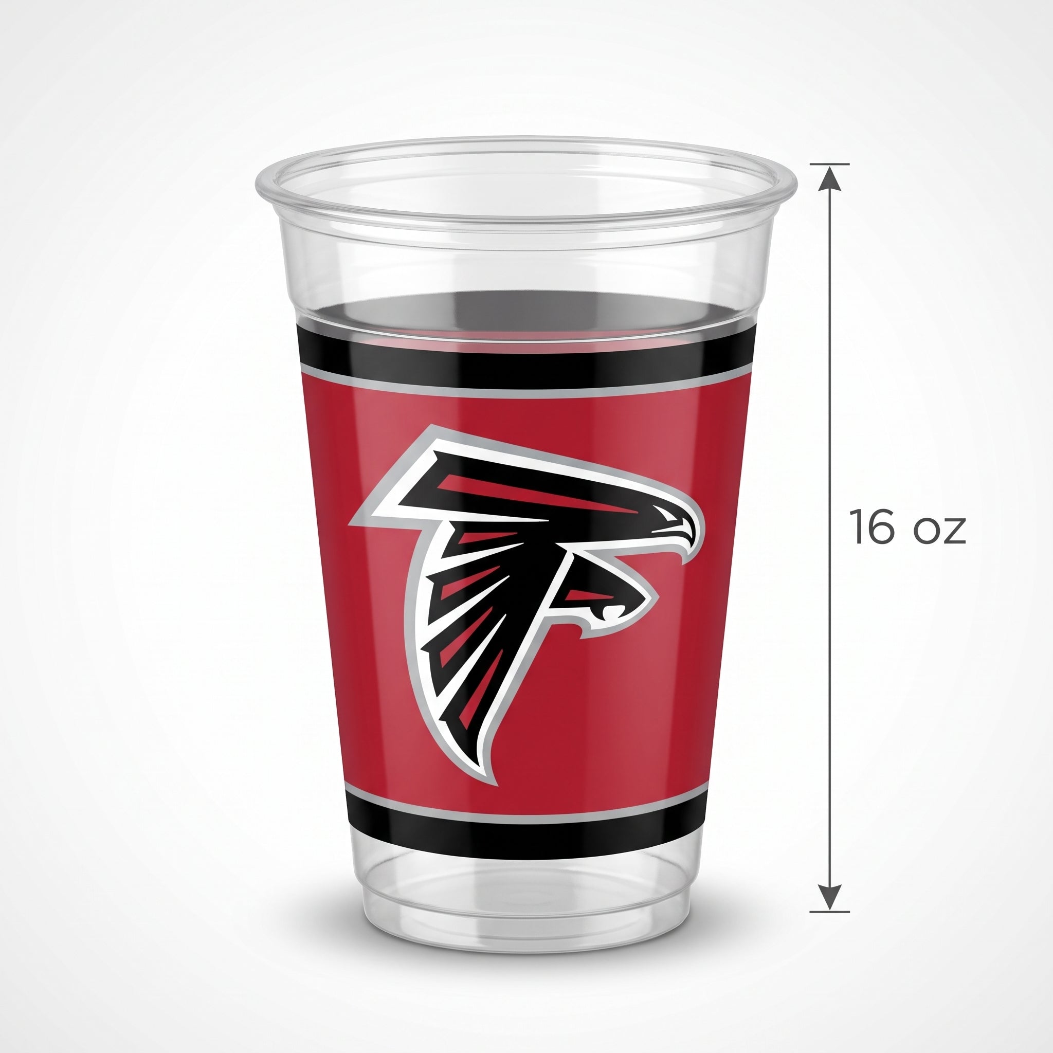 Atlanta Falcons 16oz Plastic Cups - Pack of 25