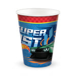 Hot Wheels Paper Cups - 9 oz, 8-Pack for Kids' Birthday Parties