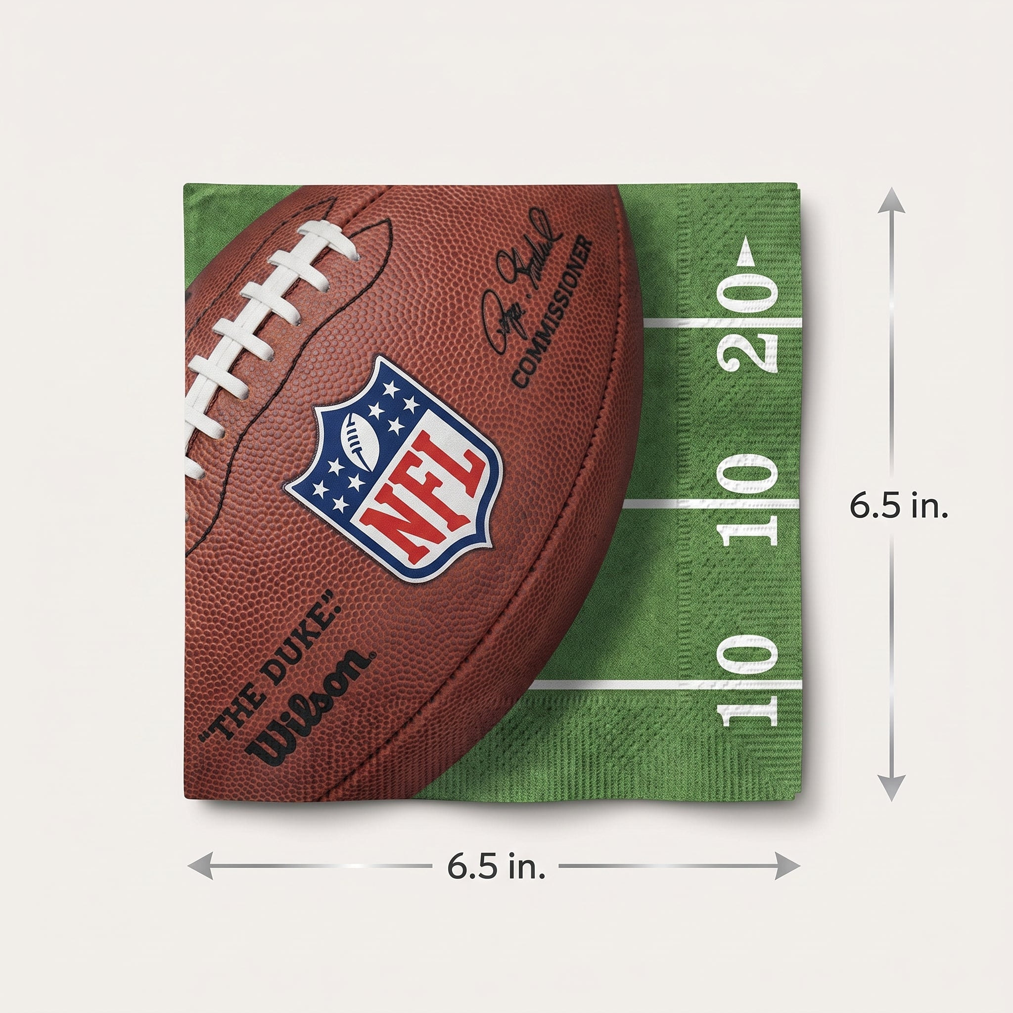 NFL Drive 2-Ply Luncheon Napkins - 6.5 In. x 6.5 In.