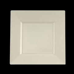 9.5 In. Ivory Square Plates | 10 Count