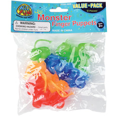 Clear Monster Finger Puppets