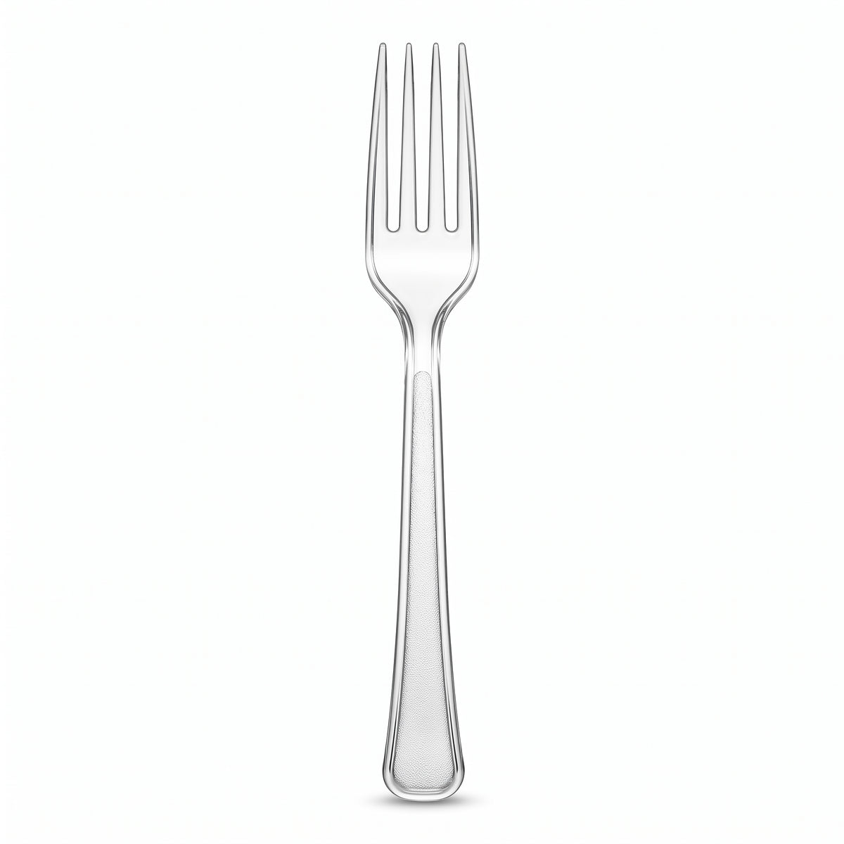 Heavyweight Clear Plastic Fork - 7.5 in.