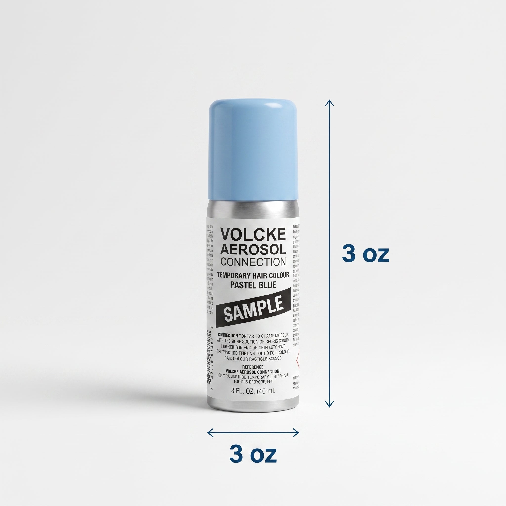 Temporary Pastel Blue Hairspray, 3 oz