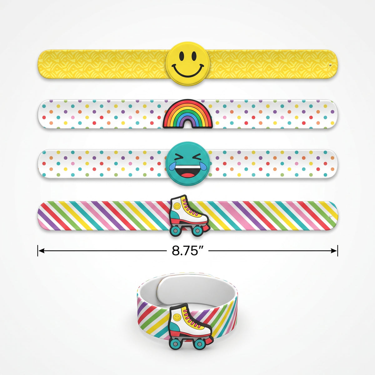 All Smiles Slap Bracelets for Kids