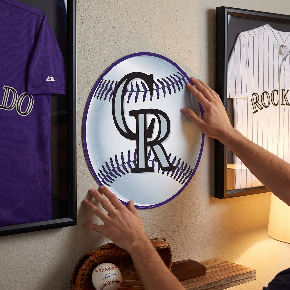 Colorado Rockies 12" MLB Logo Cutout