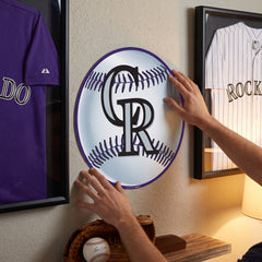 Colorado Rockies 12" MLB Logo Cutout