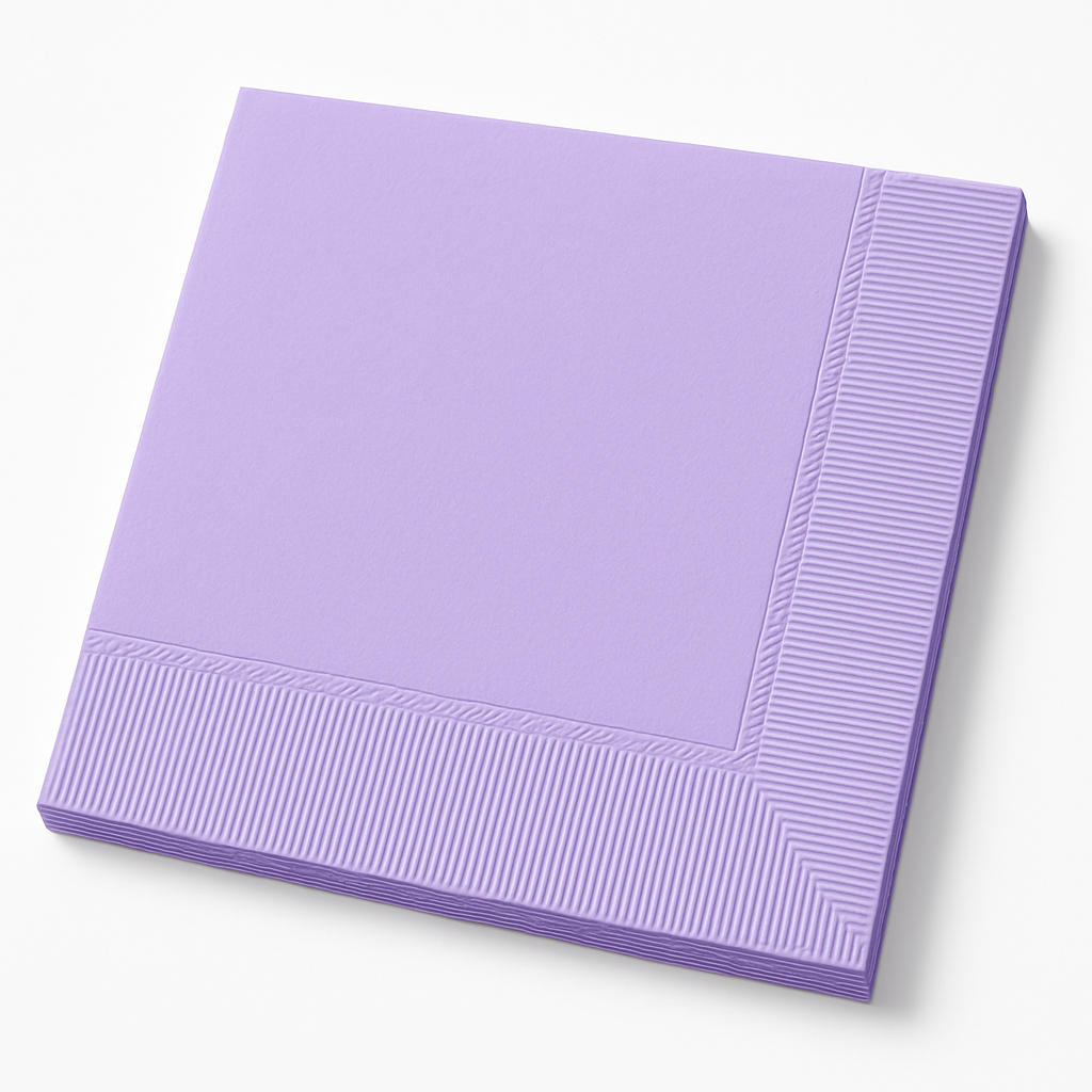 Lavender Lunch Napkins - Solid Color