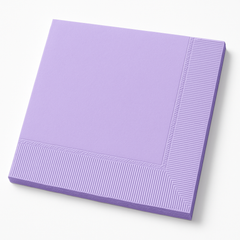 Lavender Lunch Napkins - Solid Color