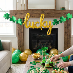 St. Patrick's Day "Lucky" Balloon Banner Kit