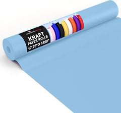 17.75"" x 110 Kraft Paper Roll | Light Blue