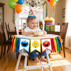Sesame Street High Chair Birthday Decoration Kit