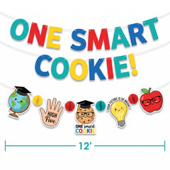 "One Smart Cookie" Graduation Banner Set
