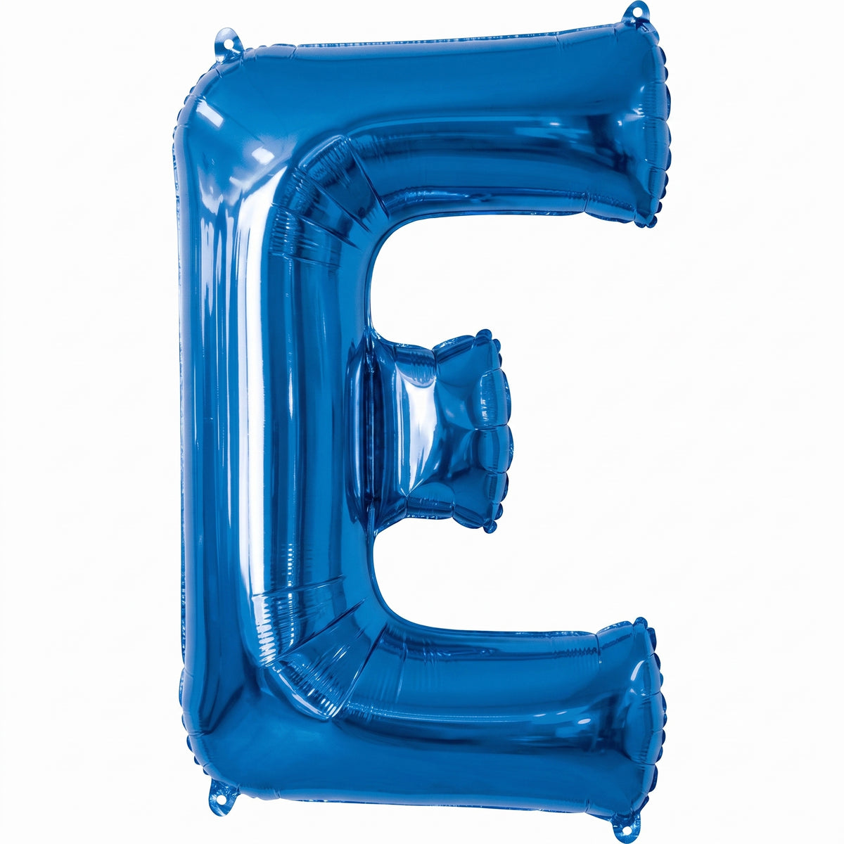 Royal Blue Foil Letter E Balloon