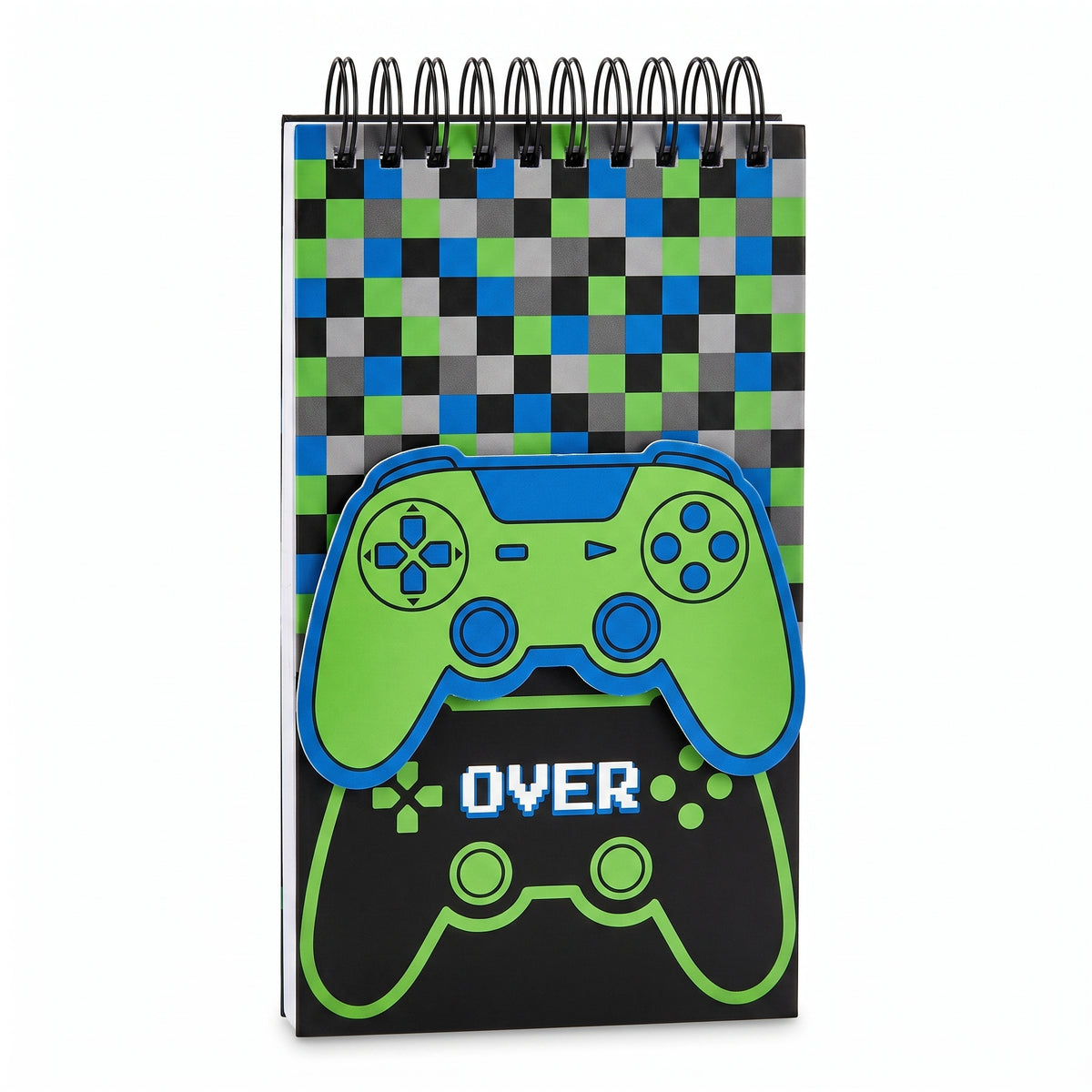 Gamer 3-Tier Spiral Notebook Party Favor