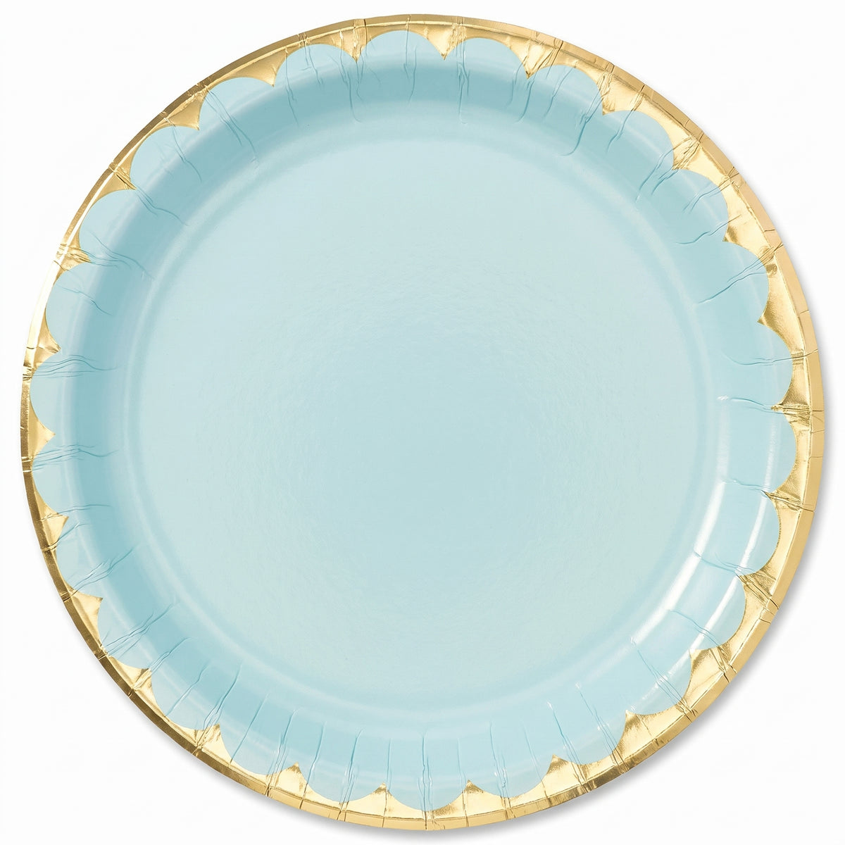 Leaf Green Willow 10" Round Paper Plates