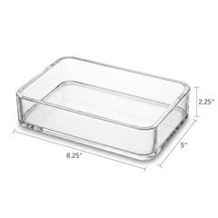Clear Acrylic Guest Towel Caddy