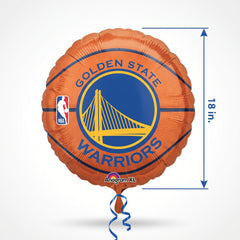 Golden State Warriors Basketball Foil Balloon
