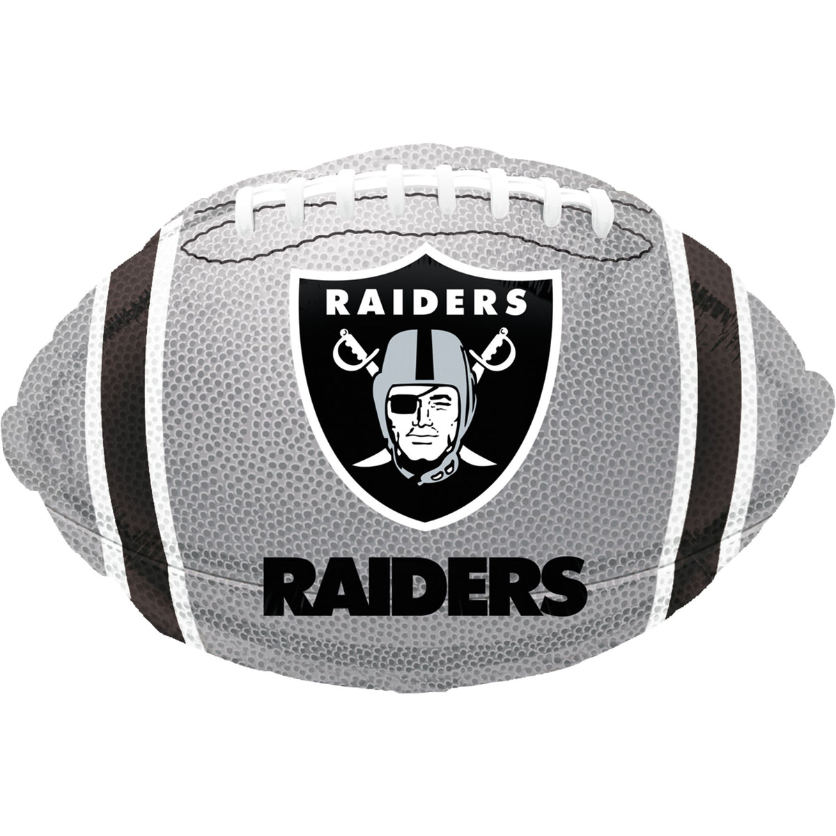 18-Inch Raiders Football Foil Balloon
