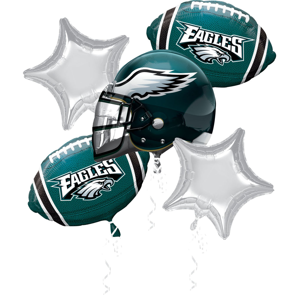 Philadelphia Eagles Foil Balloon Bouquet