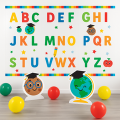 Vibrant Graduation Alphabet Scene Setter Kit