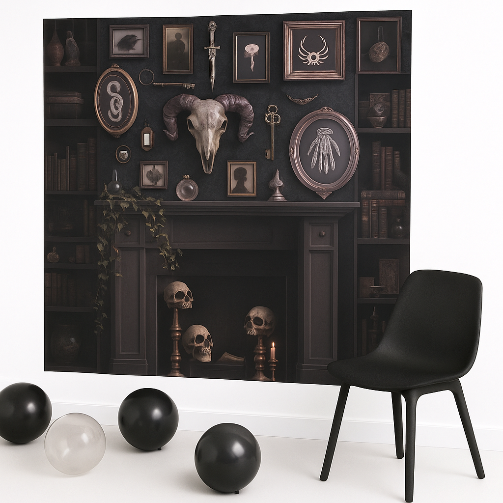 Dark Academia Halloween Scene Setter Kit