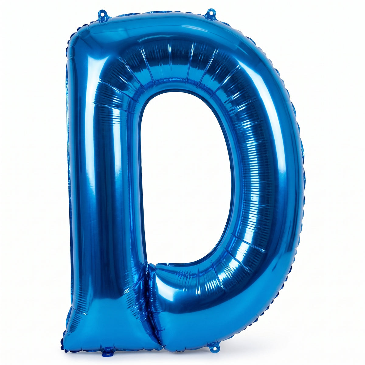 Royal Blue Foil Letter D Balloon