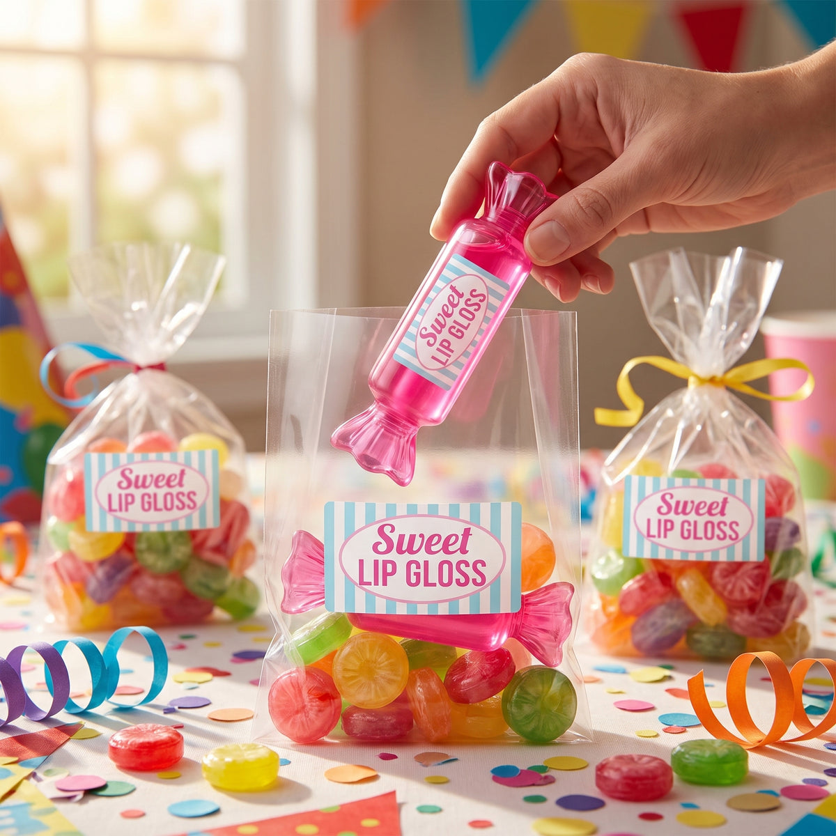 Candy-Shaped Sweet Lip Gloss Favor