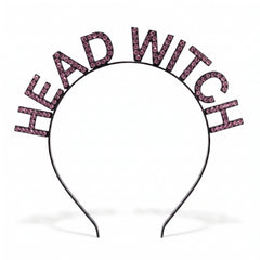 Head Witch Rhinestone Halloween Headband