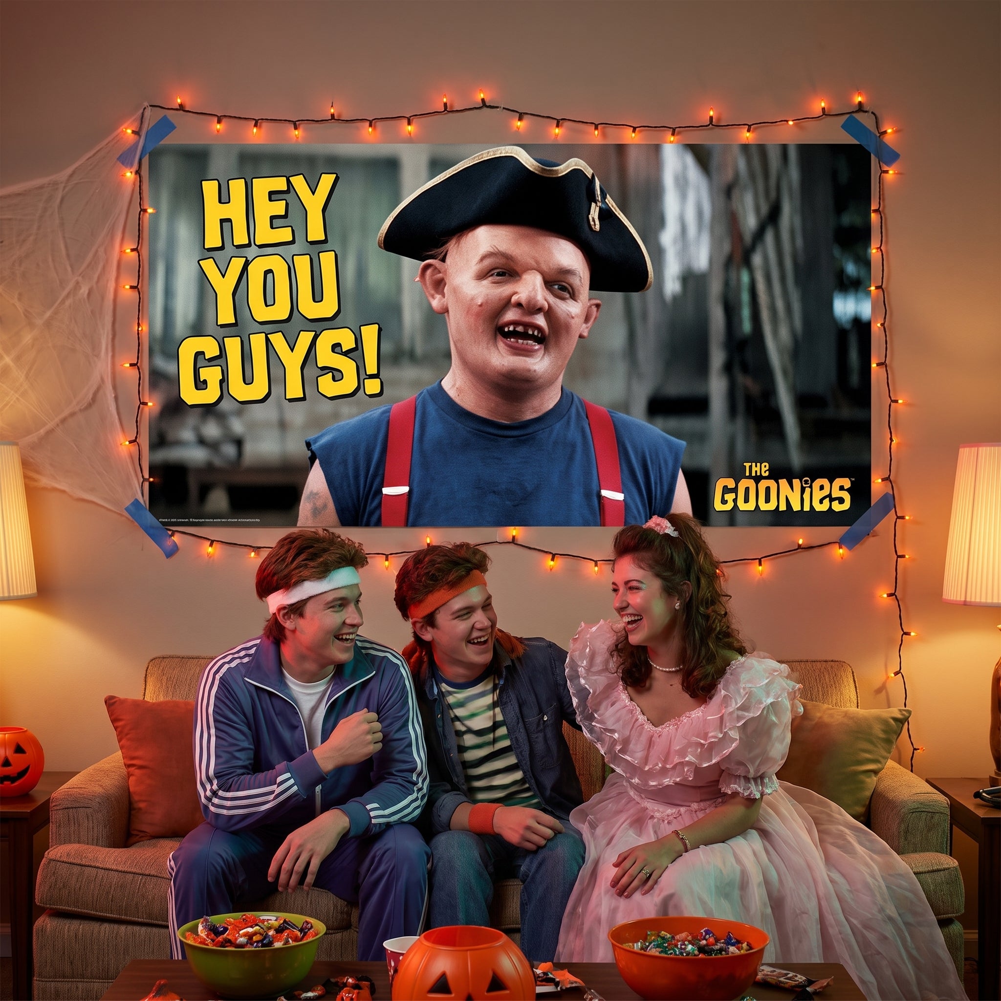 The Goonies "Hey You Guys!" Sloth Scene Setter - Halloween Decoration