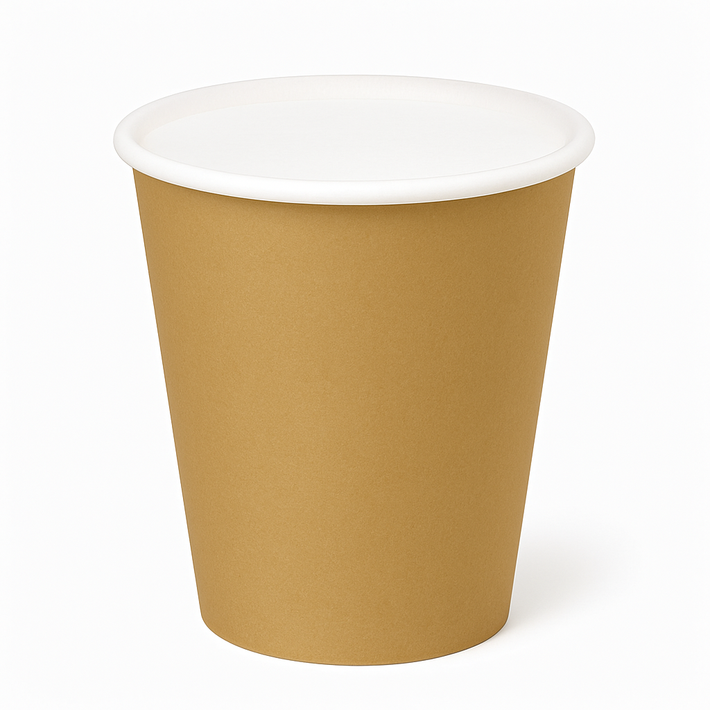 Elegant Gold 9oz Paper Cups