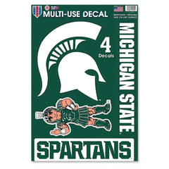 Michigan State Spartans 11x17 Inch Decal Sheet