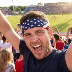 American Flag Printed Bandana - Perfect for Team Spirit & Everyday Wear