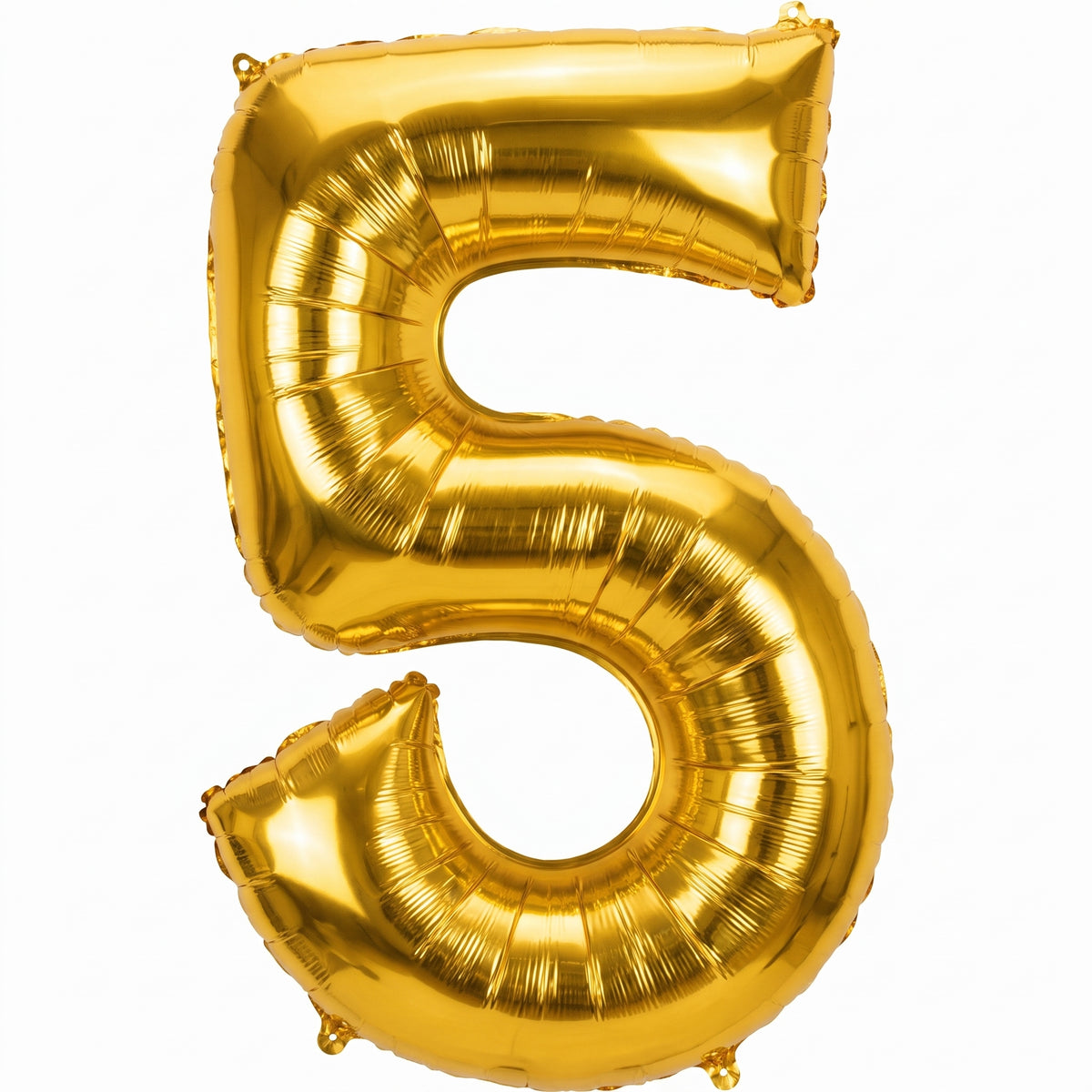50-Inch Gold Number 5 Foil Balloon