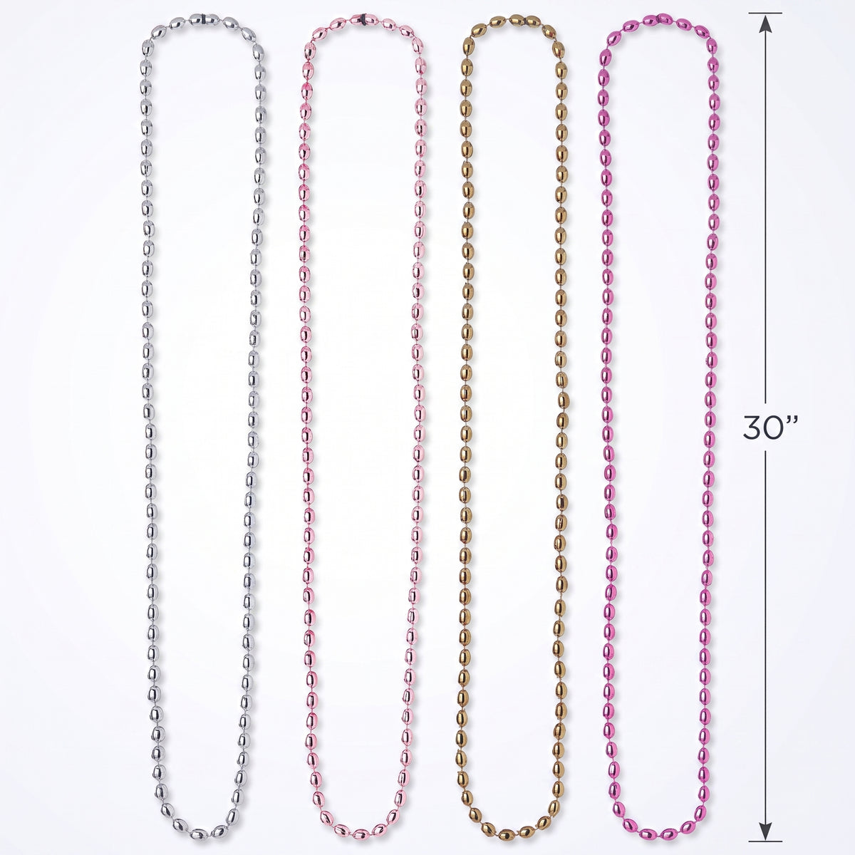 Team Bride Bachelorette Bead Necklaces - 24 Pack