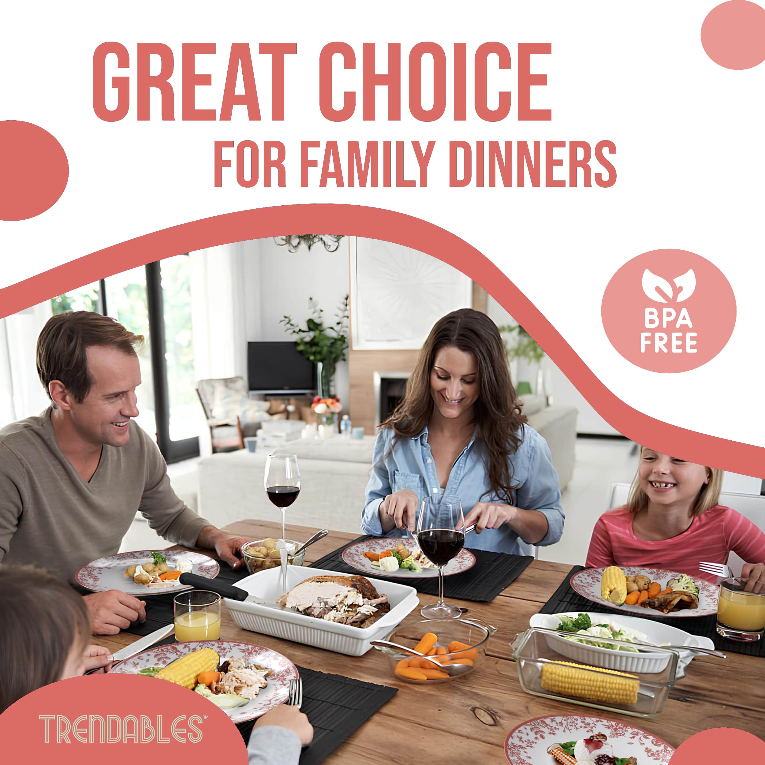 8 In. Toile Plastic Plates | 120 Count