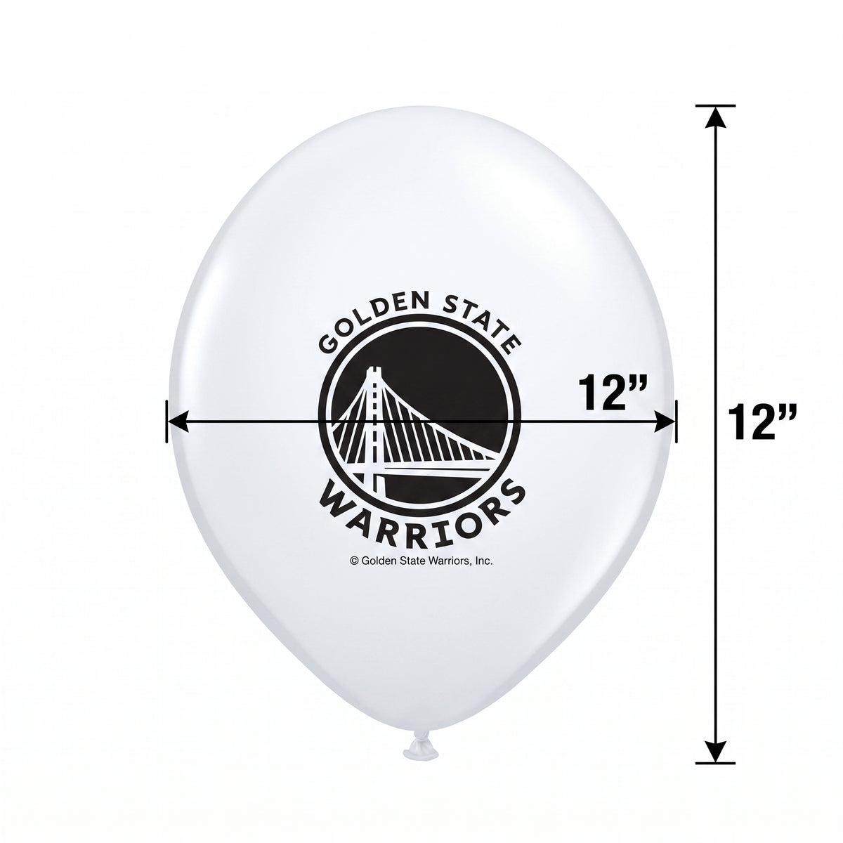 Golden State Warriors 12" Printed Latex Balloons - 6 Pack