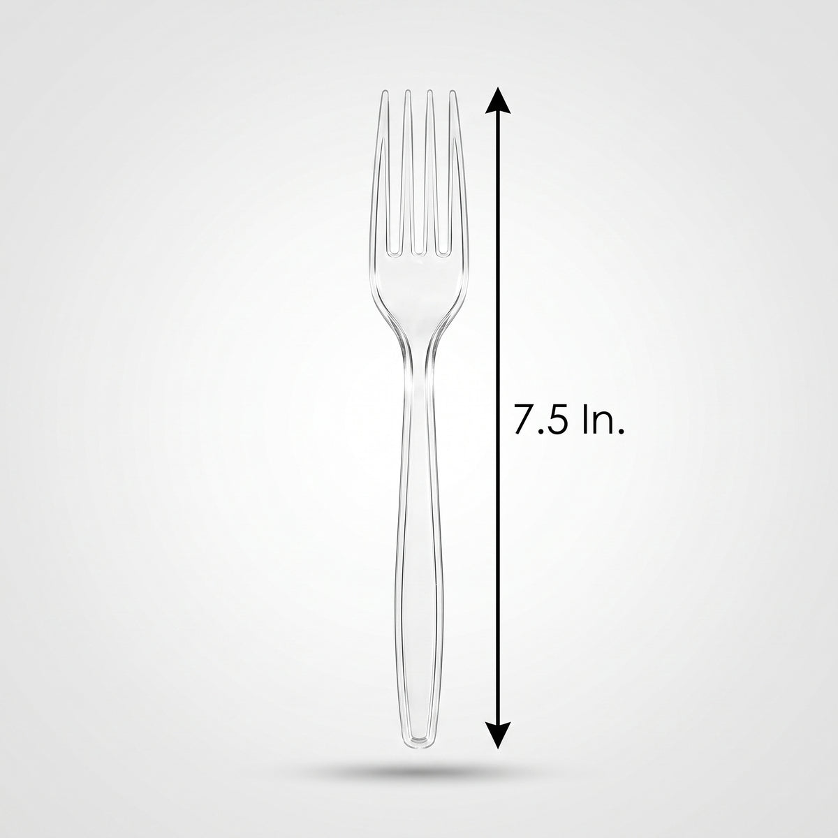 Clear Plastic Forks - Pack of 20 - 7.5 in.